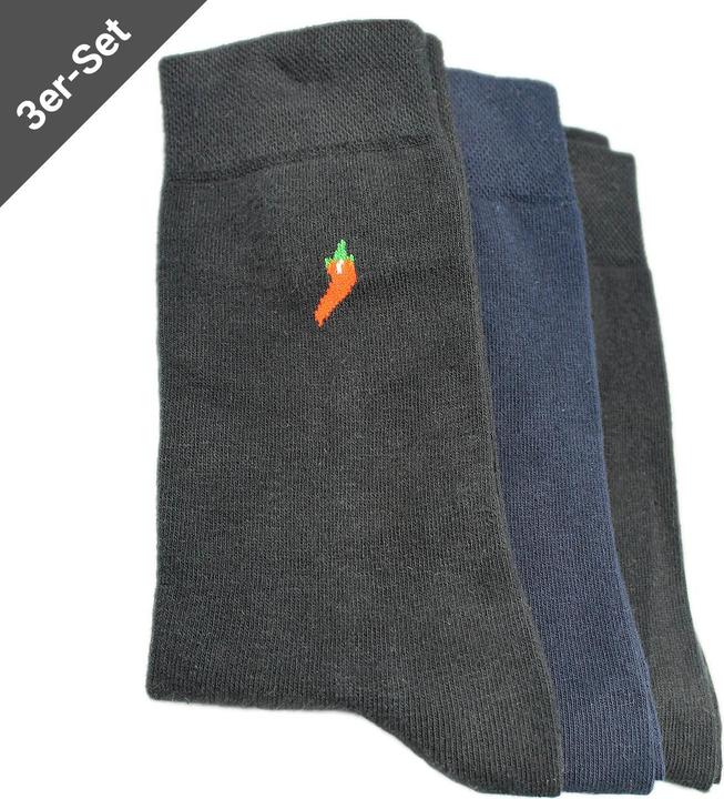 Image du produit Casativo Lot de 3 chaussettes business, hommes, taille 39-42, noir/navy/noir (Lot de 3, 39 - 42)