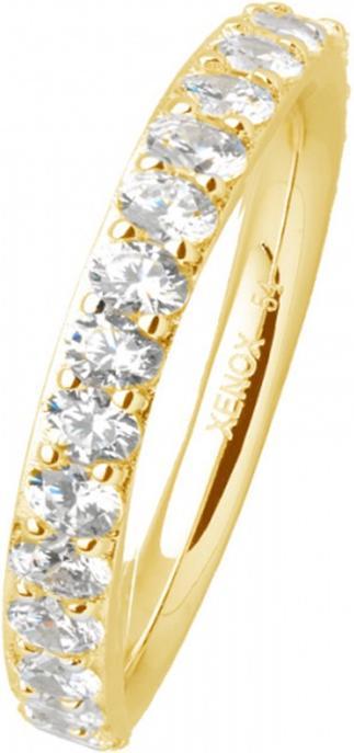 Produktbild Xenox Krappe Gold Ring (54, 925 Silber)