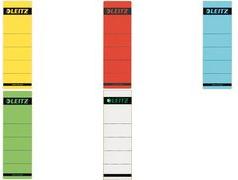 Produktbild Leitz Ordnerrücken-Etikett, 61 x 192 mm, kurz, breit, grau passend für Standard- und Hartpappe
