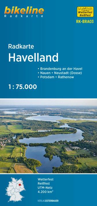 Produktbild bikeline Radkarte Havelland (RK-BRA03)