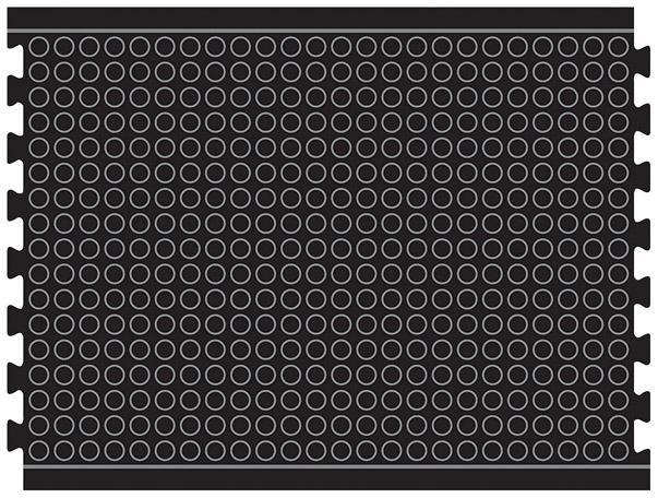 Image du produit Miltex Tapis anti-fatigue YOGA DOME, noir à picots (120 x 90 cm)