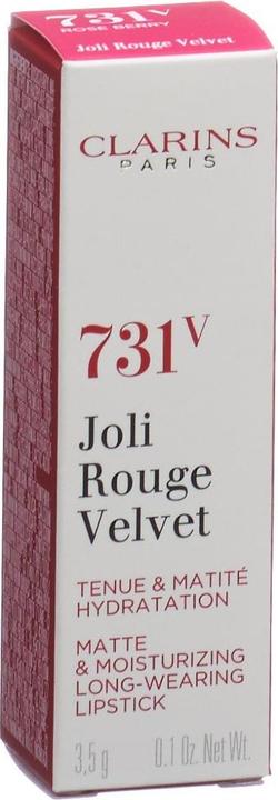 Produktbild Clarins Joli Rouge Velvet - Rose Berry 731V (Nr. 731 - Rose Berry)