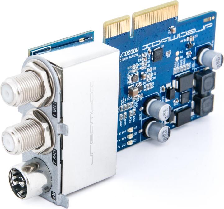 Actual product image Dreambox Triple MultiStream Tuner with 2 x DVB-S2X-MS & 1 x DVB-C/T2