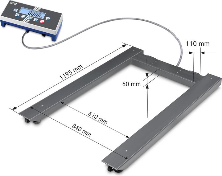 Produktbild Kern Palettenwaage UID 600K-1M