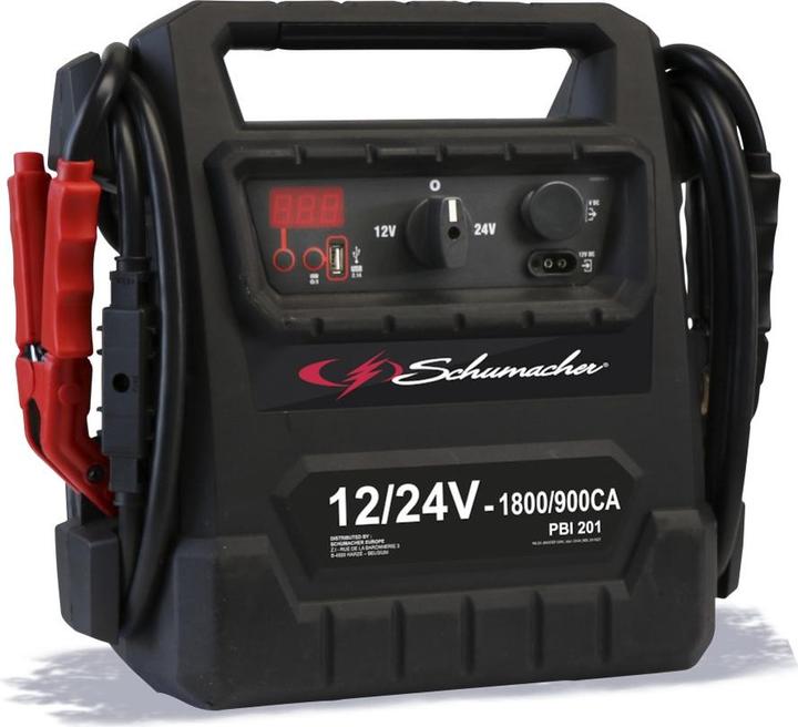 Produktbild Schumacher PBI201 Starthilfe Booster 12V & 24V 1800/900CA (2300 A)