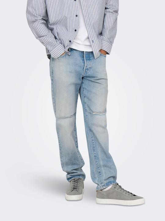 Produktbild Only & Sons ONSEDGE Mittlere Taille Gerade geschnitten Jeans Normal geschnitten jeans (W31/L34)