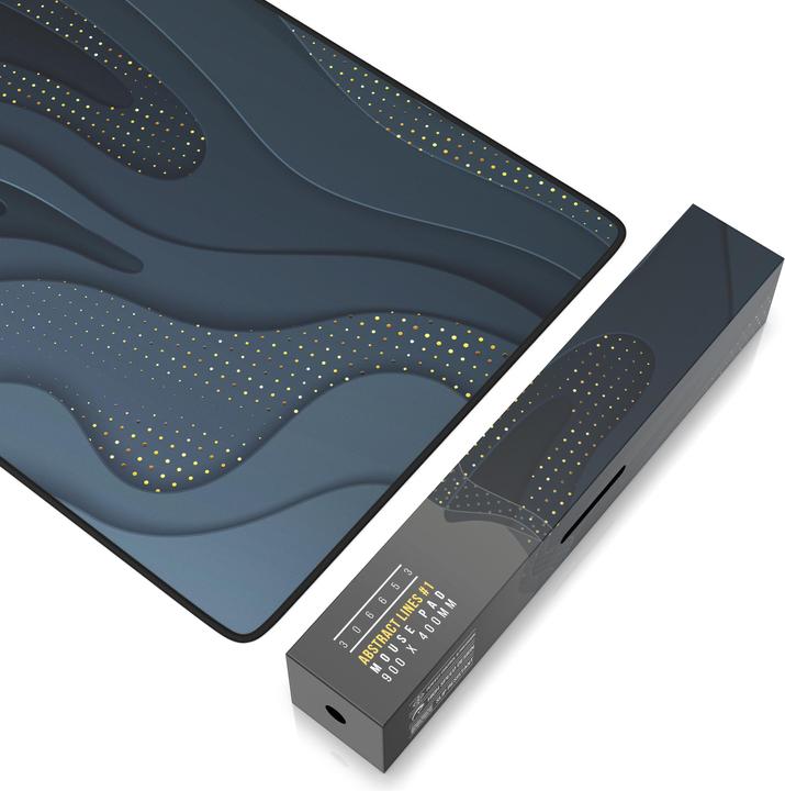 Produktbild Titanwolf Gaming Mauspad, 900 x 400mm XXL Speed Gaming Mausmatte, Mauspad extra große Oberfläche, Abstrakt (XXL)