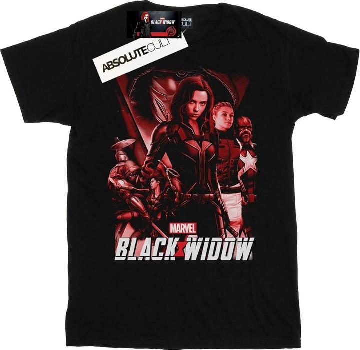 Immagine prodotto Black Widow Movie Red Group Maglietta Ragazzi (140, 146)