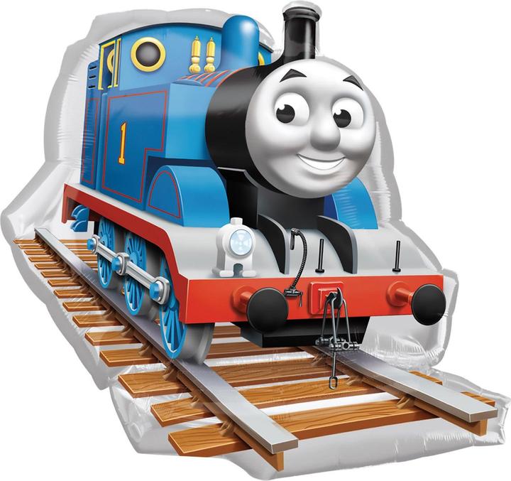 Actual product image Amscan XXL Foil Balloon Thomas and His Friends Trains (1 x)