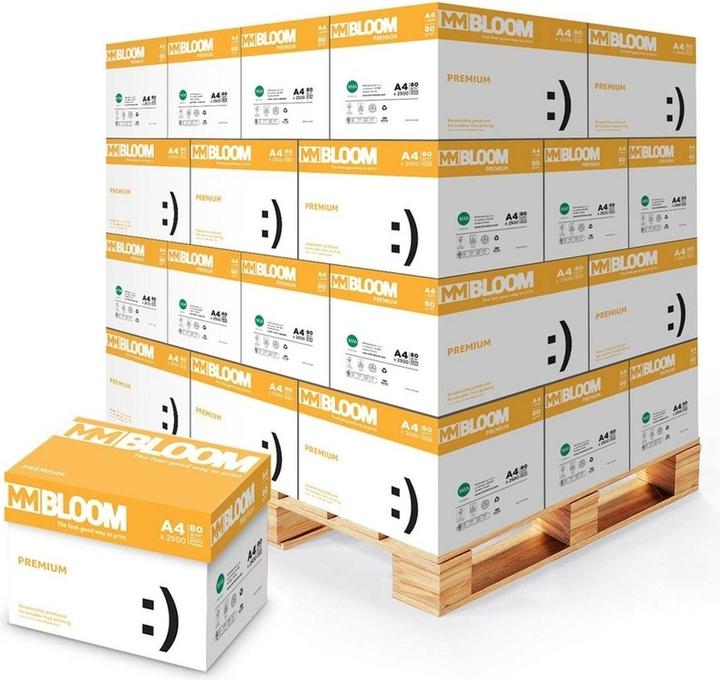Immagine prodotto MM Bloom Carta per fotocopie Premium A4 80g 500BL bianca (80 g/m², A4)