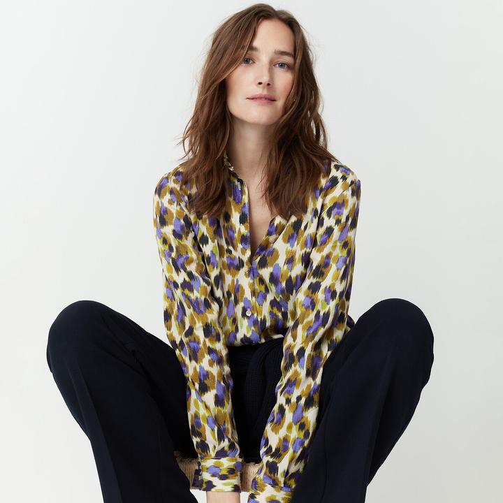 Actual product image La Redoute Collections Signature flared trousers (48)