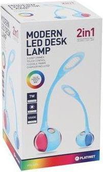 Image du produit Platinet Lampe de table bleu (43737) (230 lm)