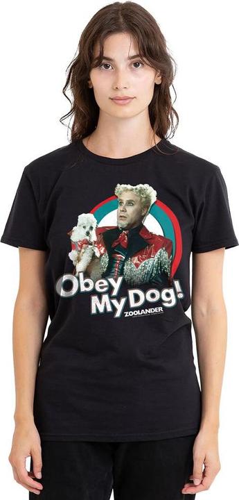 Actual product image Zoolander Unisex Adult Obey My Dog T-Shirt (M)