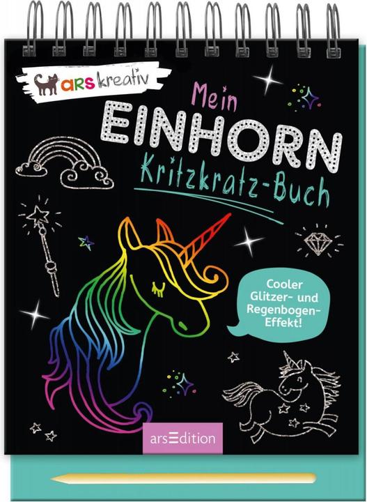 Immagine prodotto Mein Einhorn-Kritzkratz-Buch (Tedesco, 2017)
