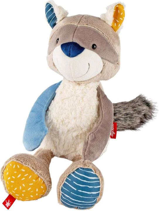 Actual product image Sigikid Raccoon Patchwork Sweety Yellow ** (12 cm)