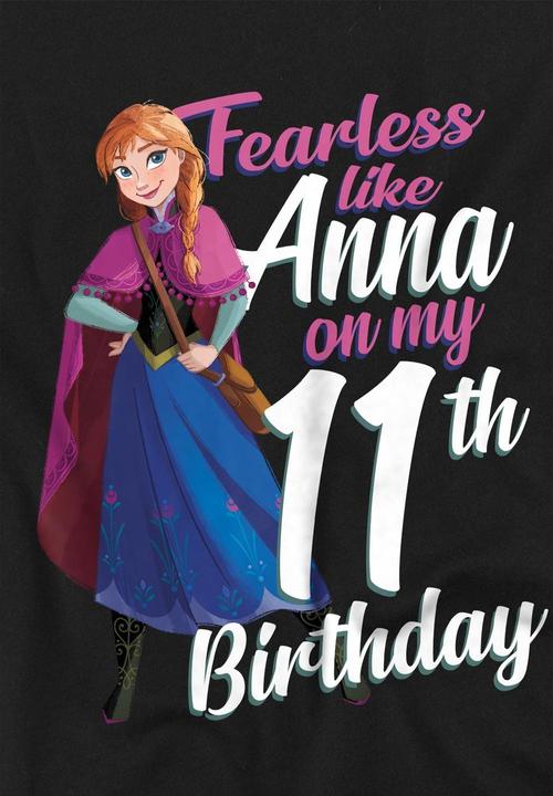 Image du produit Disney Frozen - T-shirt FEARLESS LIKE ANNA - Enfant (116)