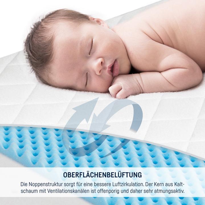 Productafbeelding Julius Zöllner Wieg en wiegmatras (70 x 40 cm)