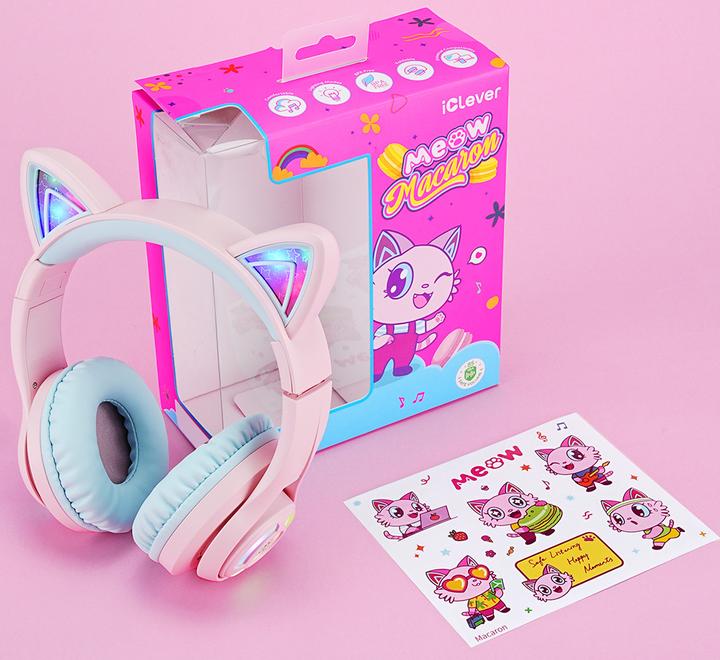 Actual product image Iclever Headphones Kids Cat 74/85/94 dB