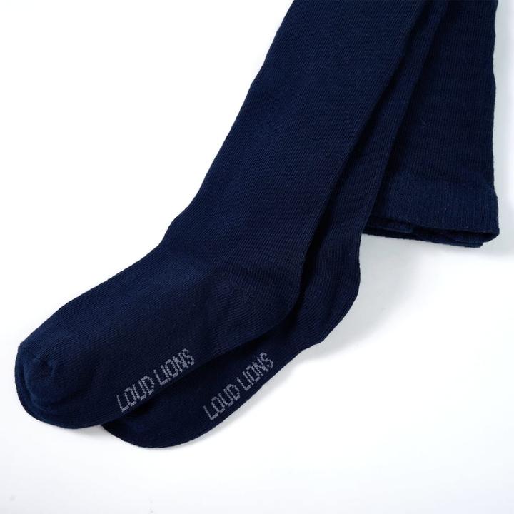 Actual product image VidaXL Children's tights navy blue 92,Colour: Navy blue,Material (92)