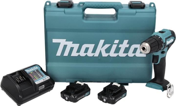 Image du produit Makita Perceuse-visseuse sans fil DF333DWAE 10,8V 2x2,0Ah (Fonctionnement sur batterie)