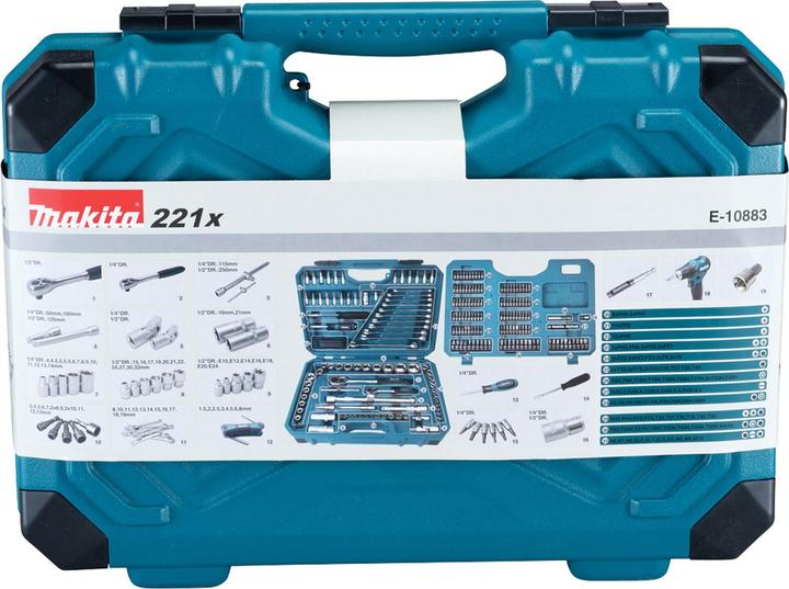 Productafbeelding Makita E-10883 (221 onderdelen)