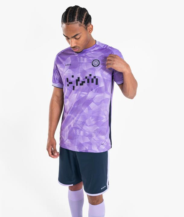 Image du produit Kipsta Maillot de Football Femme/Homme manches courtes - Viralto II Parma bleu/violet (L)