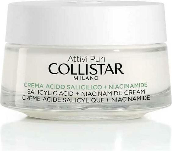 Actual product image Collistar Attivi Puri Salicylic Acid + Niacin Cream (50 ml)