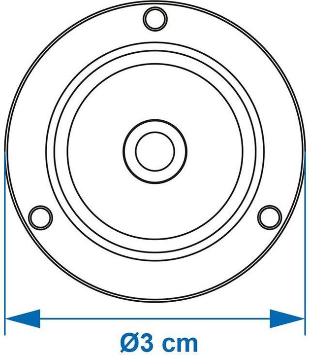 Produktbild ProPlus Wasserwaage rund (1.50 cm)