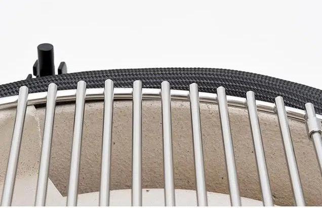 Actual product image Mustang Grill Kamado M Charcoal Charcoal Barbecue Grill Surface (Diameter)=380mm Grey (380 mm)