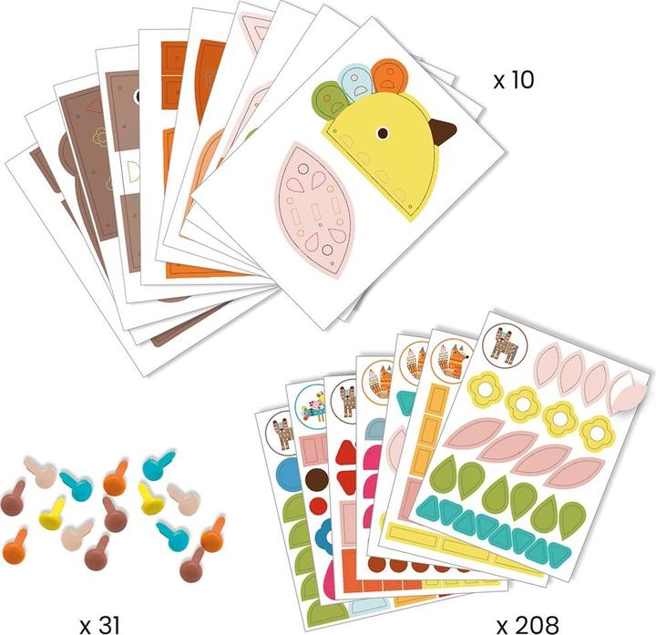 Immagine prodotto Djeco Creare con la carta - Grandi animali