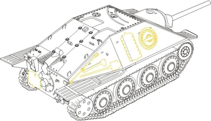 Produktbild CMK Hetzer G-13 Swiss post-war version für Tamiya-Bausatz