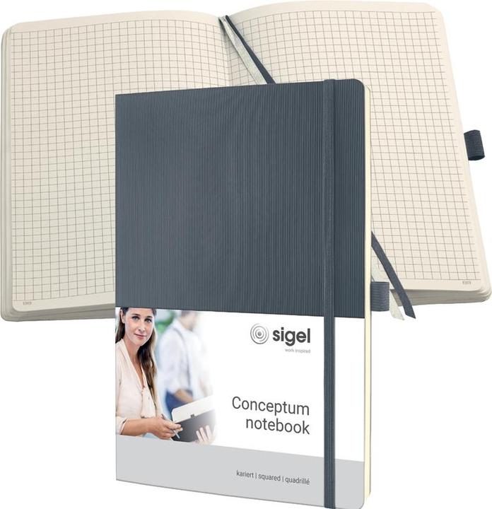 Image du produit Sigel Ordinateur portable CONCEPTUM Couverture souple Softwave (A4, Quadrillé, Couverture souple)