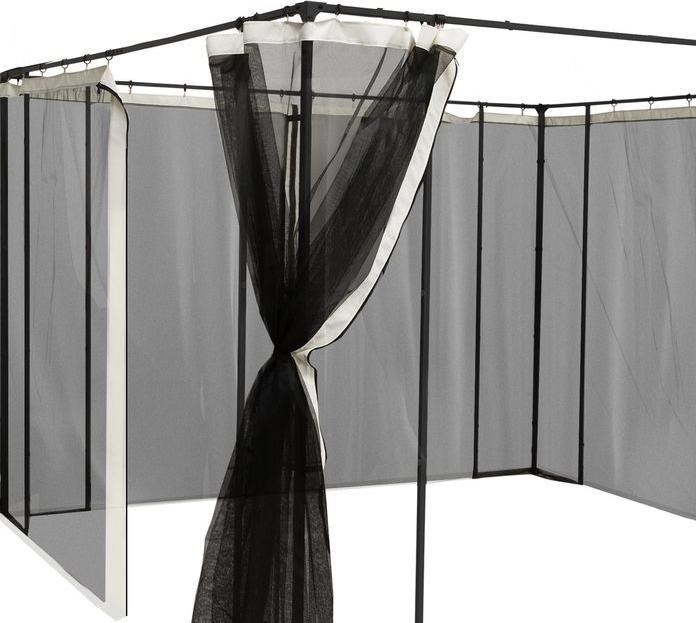 Immagine prodotto Swisshandel24 Moskitonetz für 3x4 Pavillon 4 Seitenteile Fliegennetz mit Haken Reissverschluss Mückennetz Insekten (400 cm, 352 cm)