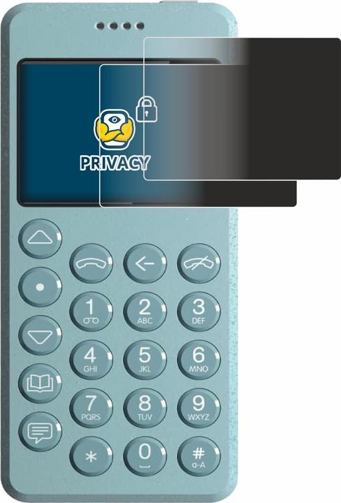 Productafbeelding BROTECT Anti-spionnetje privacyfolie Beschermfolie tegen blauw licht (2 Stuk, Punt MP02)