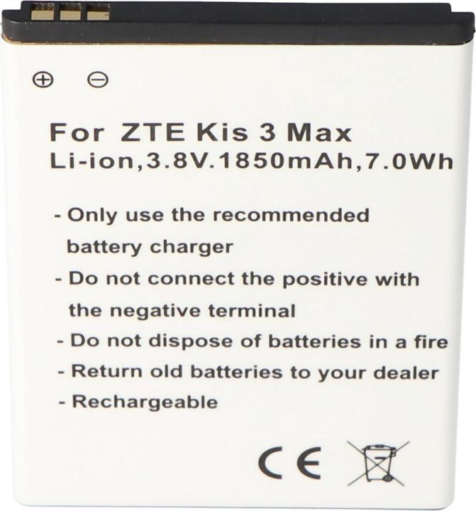 Actual product image XCell Battery ZTE Kis 3 Max