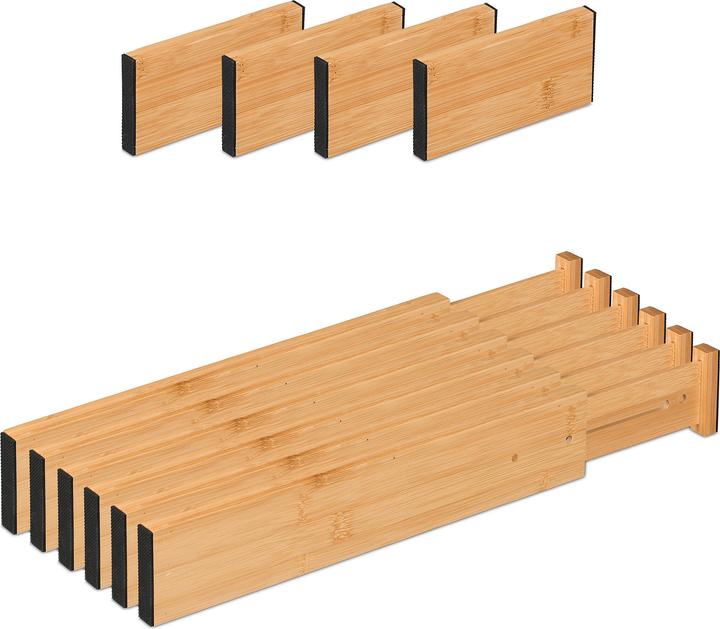 Immagine prodotto Relaxdays Set di divisori per cassetti da 10 pezzi