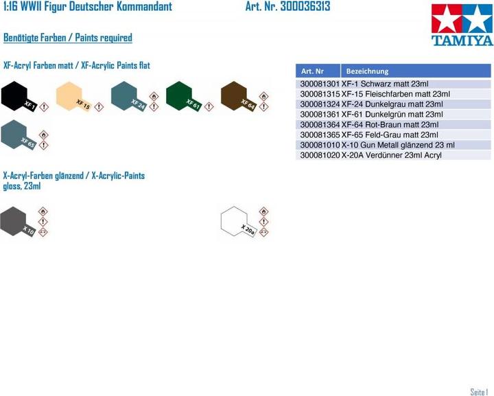 Image du produit Tamiya Officier de terrain allemand