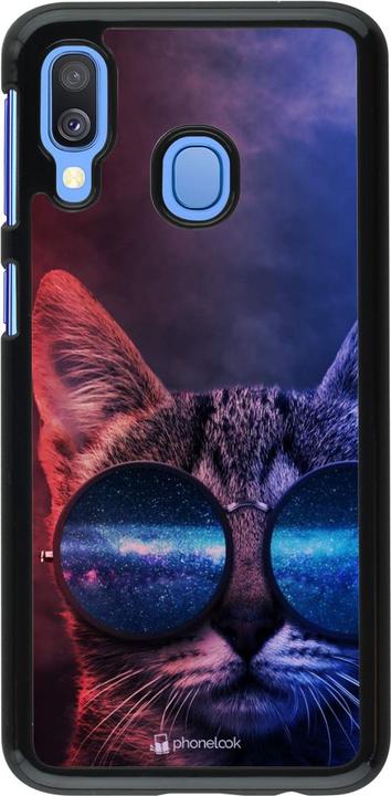 Immagine prodotto PhoneLook Copertina Occhiali da Gatto Rosso Blu (Samsung Galaxy A40)