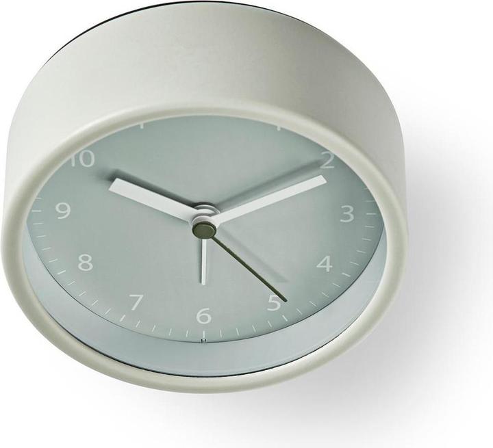 Actual product image Nedis Analogue Desk Alarm Clock Snooze Function Green