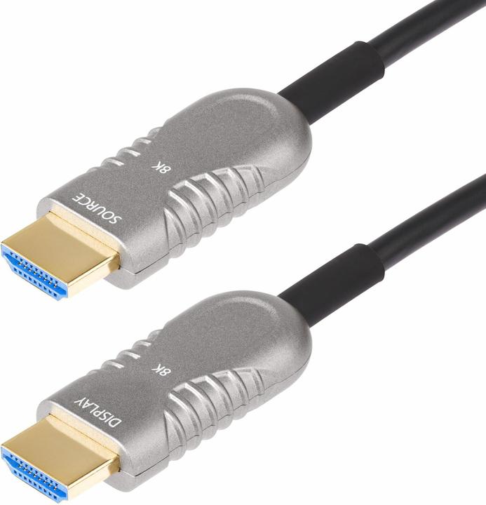 Produktbild StarTech COM 30ft 9.1m HDMI 2.1 Hybrid Active Optical Cable AOC CMP Plenum 8K 60Hz Ultra High Speed (9.10 m, HDMI)