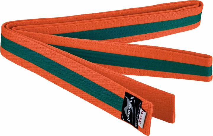 Produktbild Ju-Sports Budogürtel orange/grün/orange