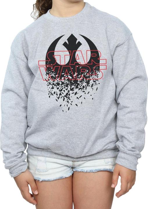 Immagine prodotto Star Wars The Last Jedi Shattered Emblem Felpa Ragazze (140, 146)
