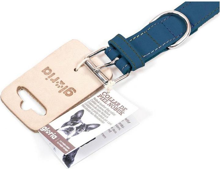 Produktbild Gloria Hundehalsband Oasis Blau 65 cm (65 x 3 cm) (Leder, 65 cm)