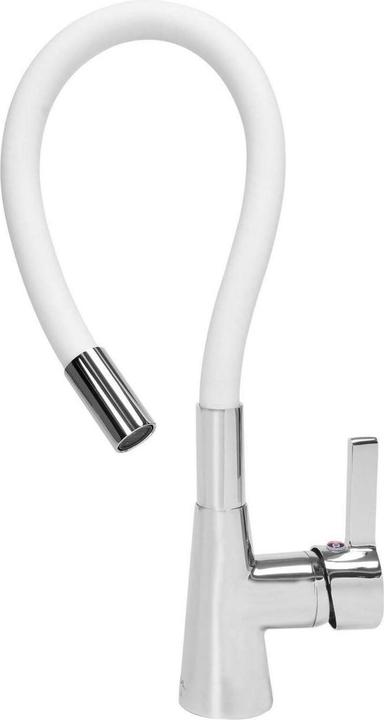 Image du produit Fala Robinet d'évier de cuisine flexible en blanc robinet
