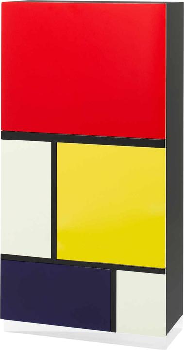 Actual product image Röthlisberger Kollektion Mondrian object 2 cabinet (83 x 36 x 162 cm)