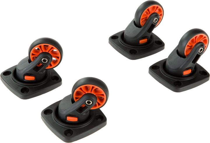 Actual product image Ferplast Castor Kit Set of 4 retractable (Dog, Reflectors)