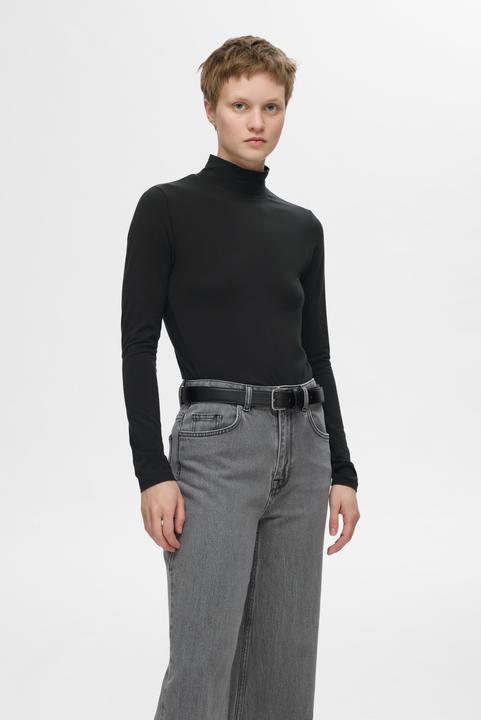 Image du produit Selected Femme Basic Haut à col haut avec manches longues (S)