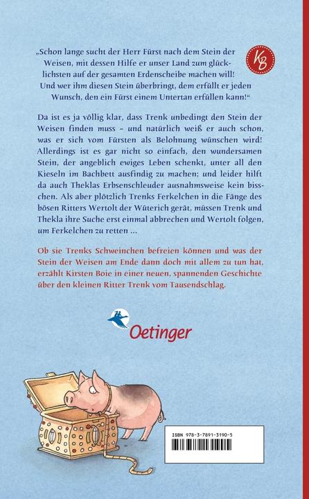 Produktbild Der kleine Ritter Trenk und das Schwein der Weisen - Vorlesegeschichten (Deutsch, Kirsten Boie, 2012)