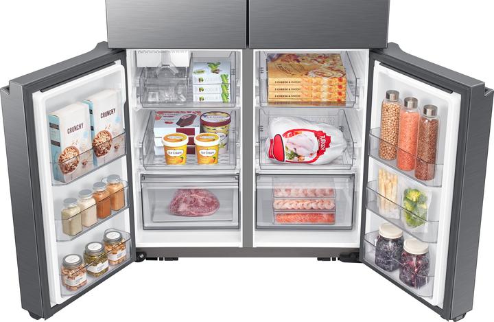 Image du produit Samsung RF59C700ES9/EG, French Door (acier inoxydable, réservoir d'eau de 4,5 litres, AI Energy Mode) (649 l)