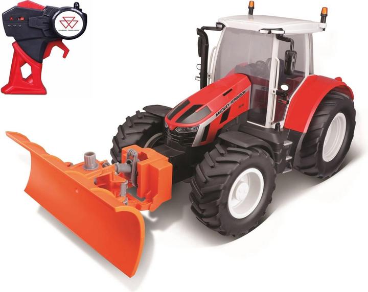 Produktbild Maisto Massey Ferguson Traktor mit Schneepflug